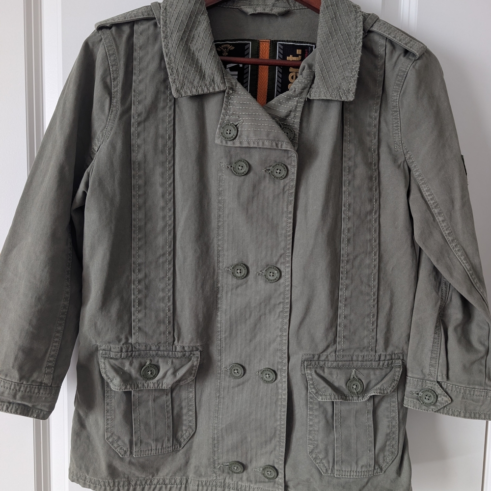 Superdry Utility Jacket in Olive Green